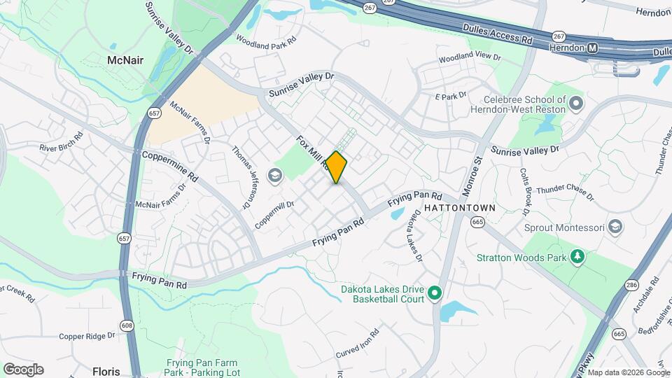 13123 Copper Brook Way Map and Location Details