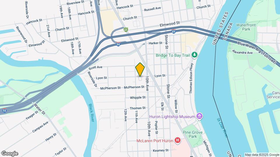1422 Lyon St, Unit AptC Map and Location Details