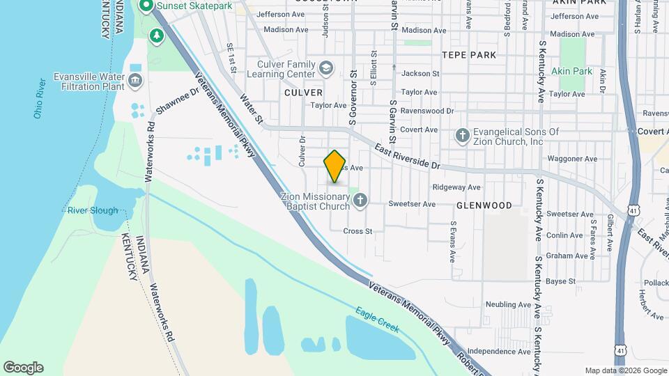 307 Ridgeway Ave Map and Location Details