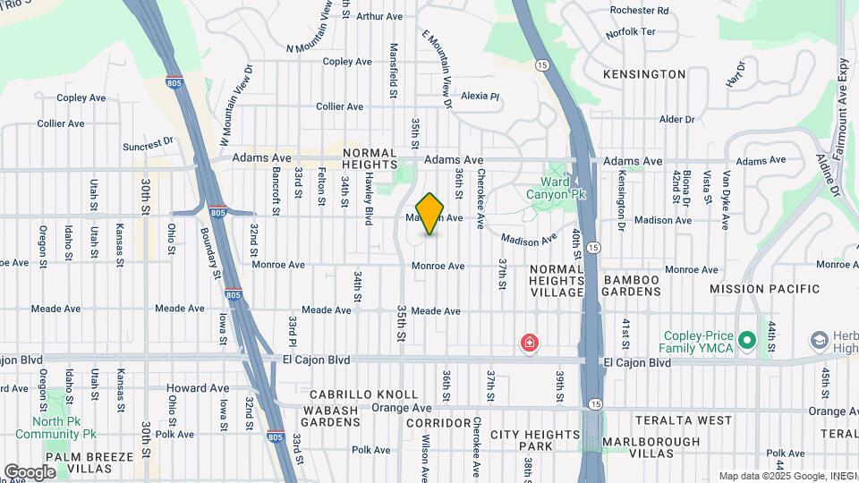 4546 Wilson Ave Map and Location Details