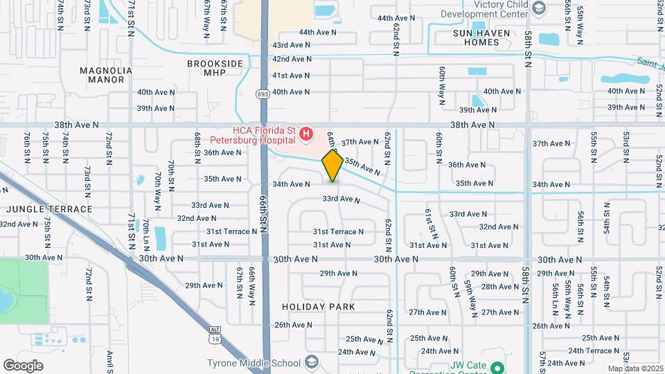 6408 34th Ave N Map and Location Details