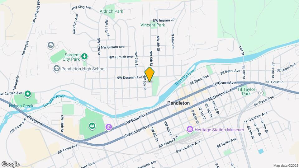 207 NW 5th St Map and Location Details
