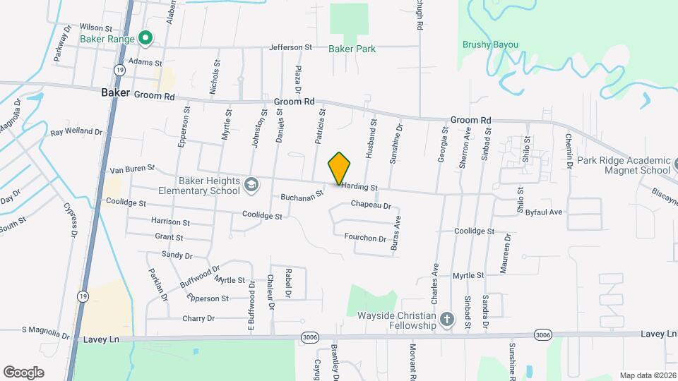 4304 Harding St Map and Location Details