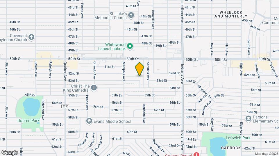 3704 53rd St Map and Location Details