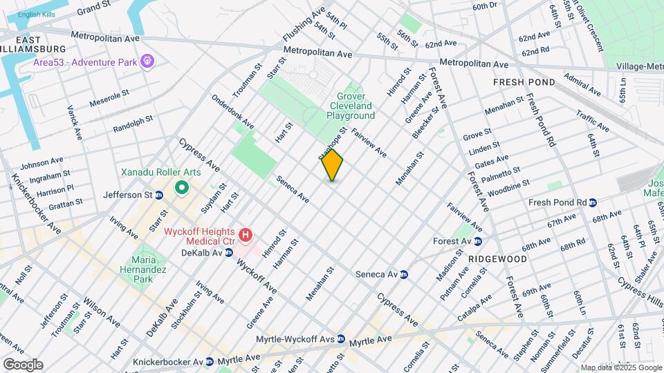 463 Onderdonk Ave Mapa y Detalles de la Ubicación