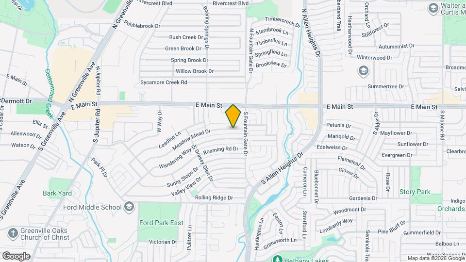 924 Meadow Mead Dr Map and Location Details