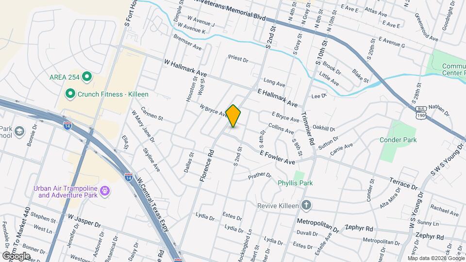 111 W Fowler Ave Map and Location Details