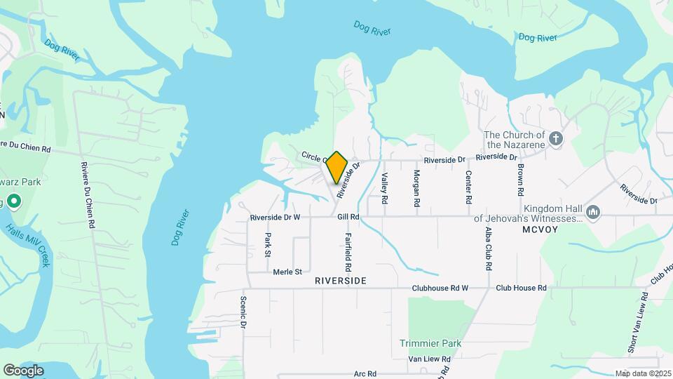 3212 Riverside Dr Map and Location Details