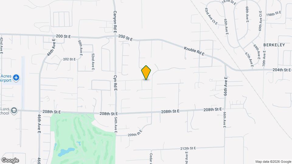 5708 204th St Ct E Mapa y Detalles de la Ubicación
