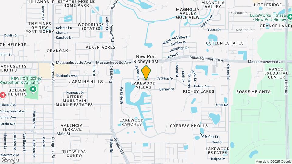 7253 Cedar Point Dr Map and Location Details