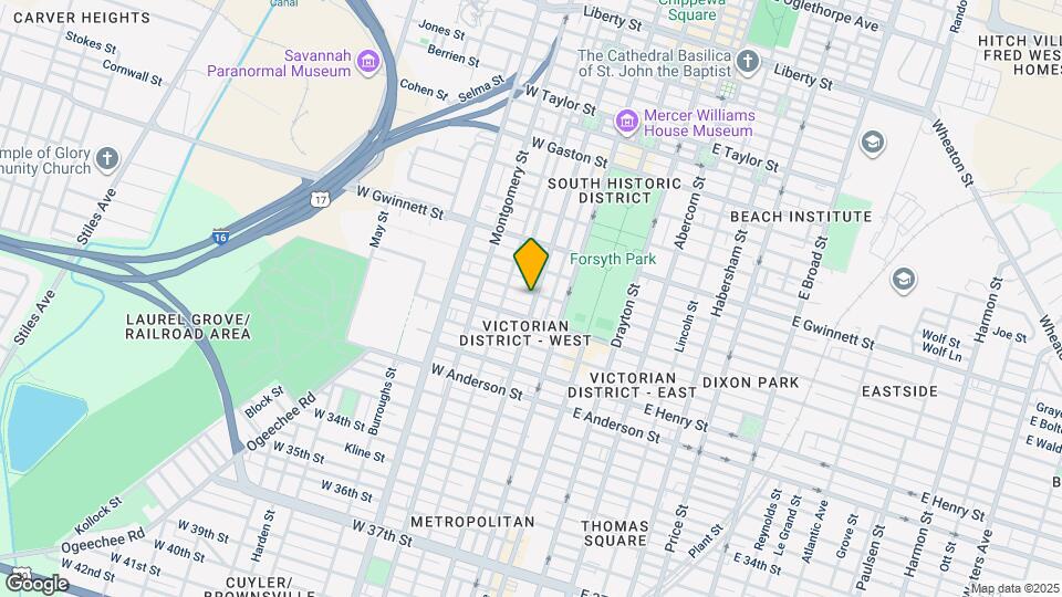 203 W Waldburg St, Unit First Floor Mapa y Detalles de la Ubicación