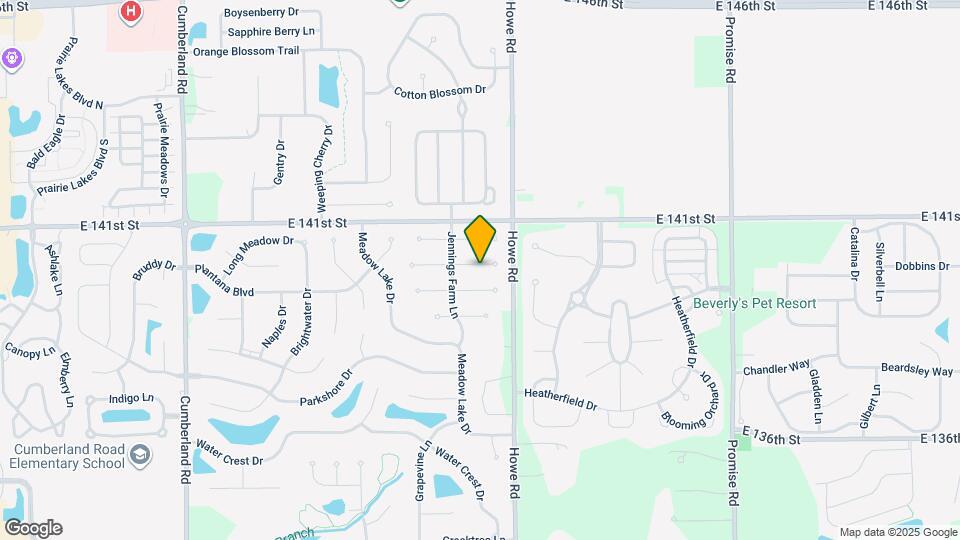 10403 Bicknell Cir Map and Location Details