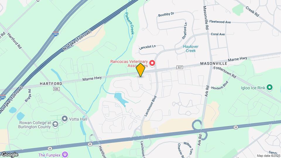 Mount Laurel Crossing Mapa y Detalles de la Ubicación
