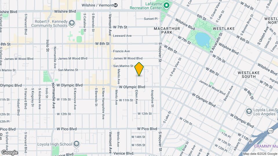 966 Elden Ave Mapa y Detalles de la Ubicación