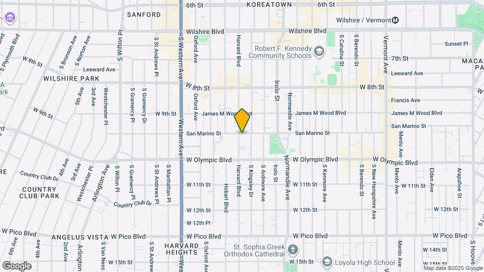 3316 San Marino St Map and Location Details