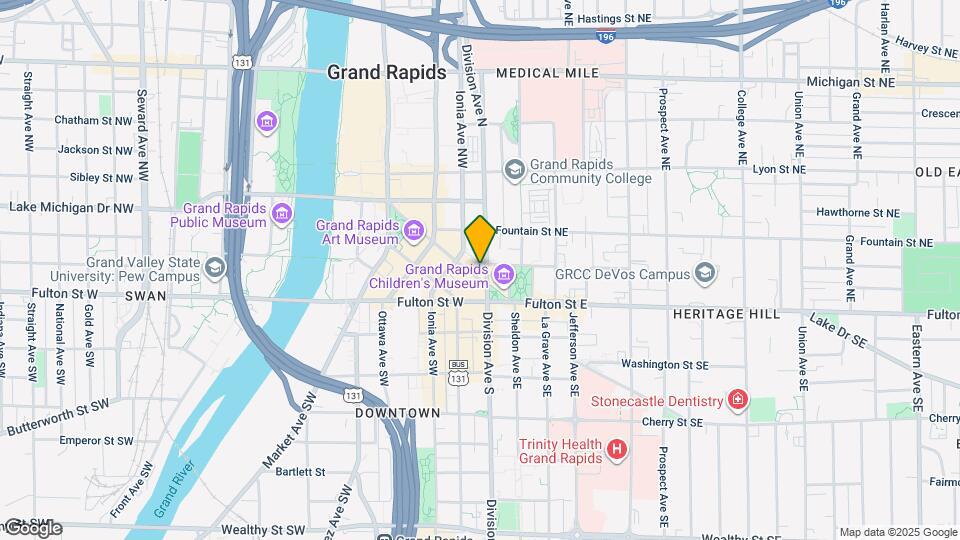 40 Monroe Center St NW Map and Location Details