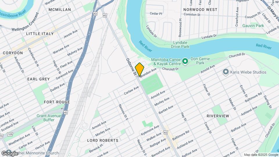 480 Osborne St Map and Location Details