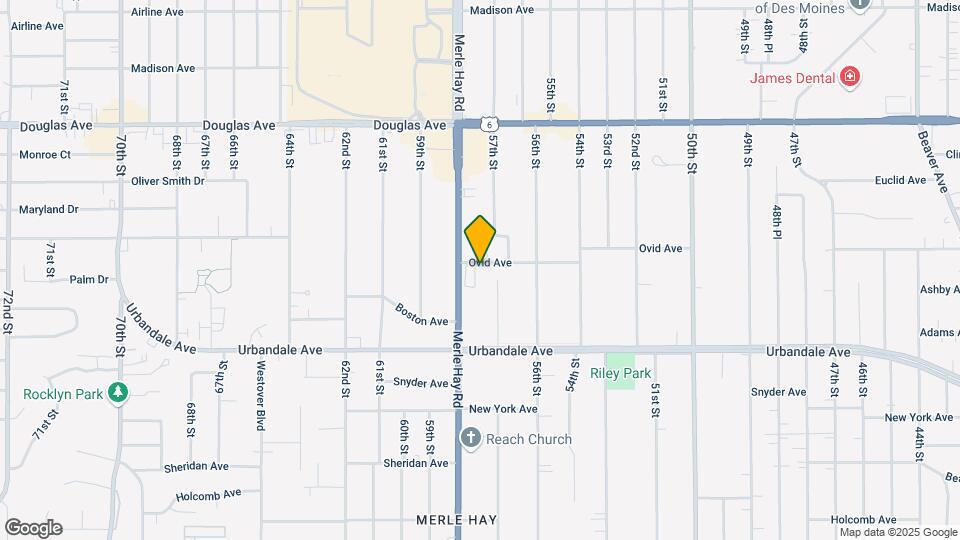 5716 Ovid Ave Map and Location Details