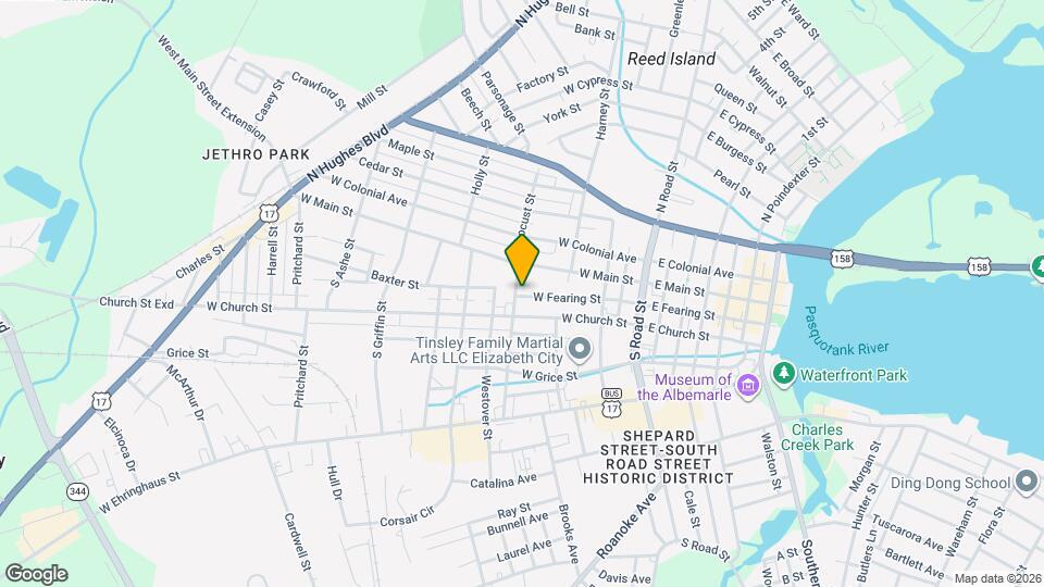 506 W Fearing St Map and Location Details