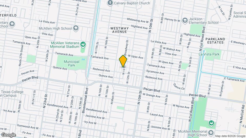 1809 N Broadway St Map and Location Details