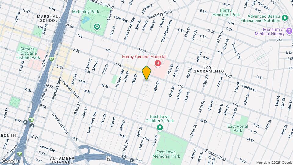 1043 39th St Map and Location Details