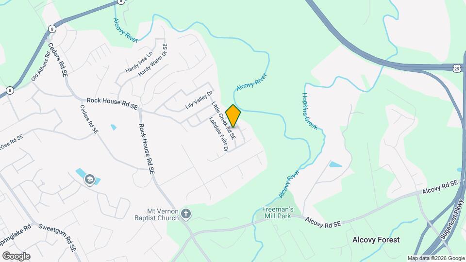 430 Little Creek Rd SE Map and Location Details