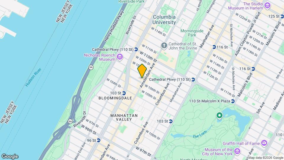 938 Amsterdam Ave Map and Location Details