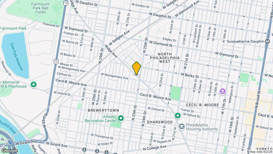 2514 Ridge Ave Mapa y Detalles de la Ubicación