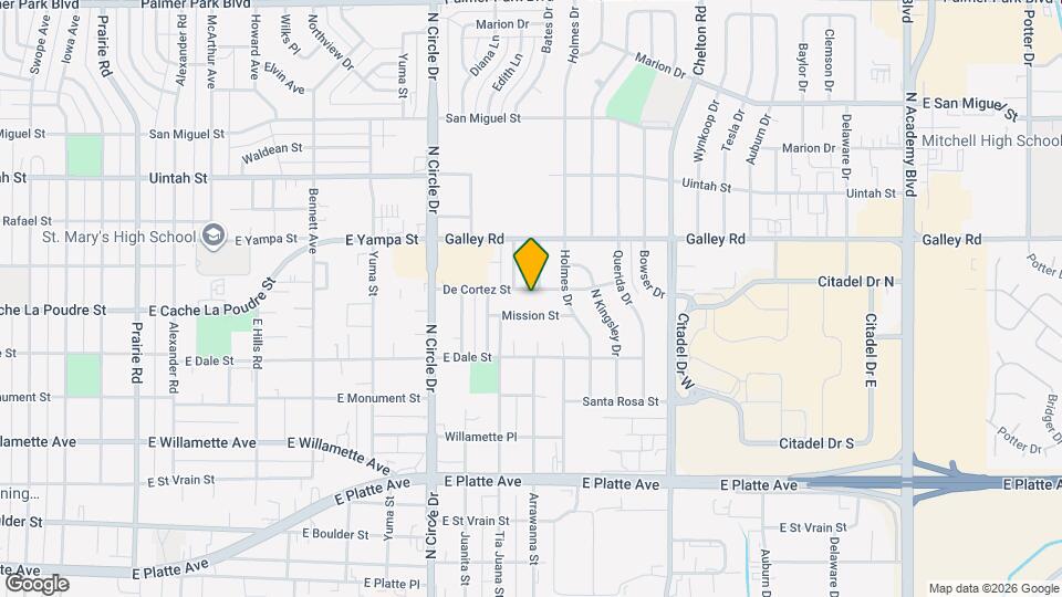 3113 De Cortez St Map and Location Details