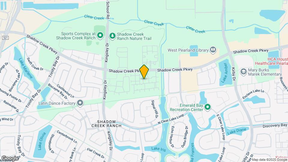 12400 Shadow Creek Pkwy Map and Location Details