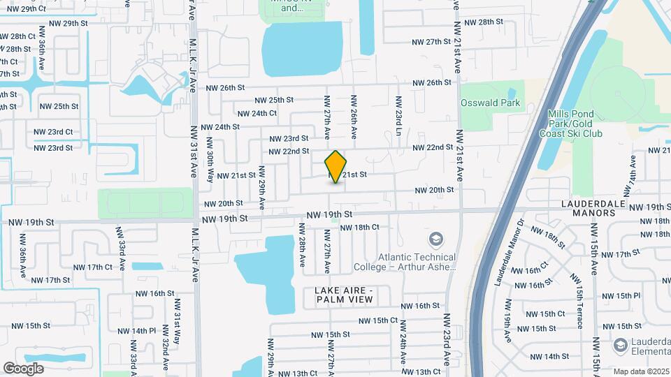 2647 NW 20th St Map and Location Details