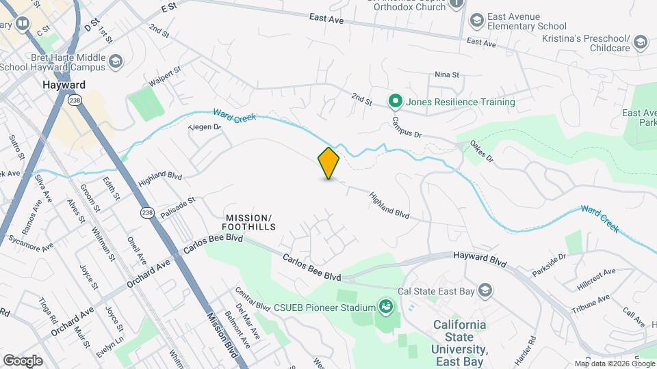 1560 Highland Blvd Mapa y Detalles de la Ubicación