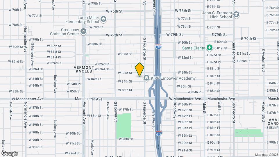 517 W 84th St, Unit 3 Map and Location Details