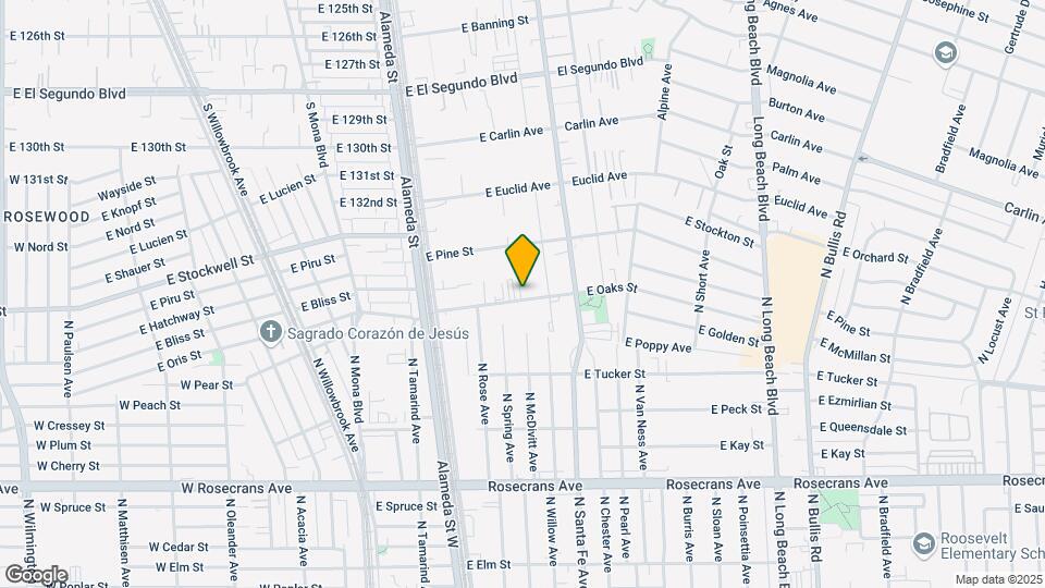 515 E Oaks St Map and Location Details