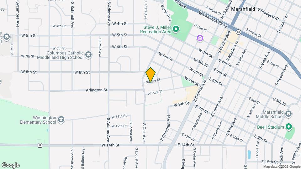 510 Magee St Map and Location Details