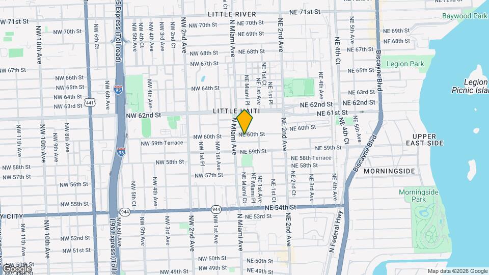 44 NE 60th St Map and Location Details