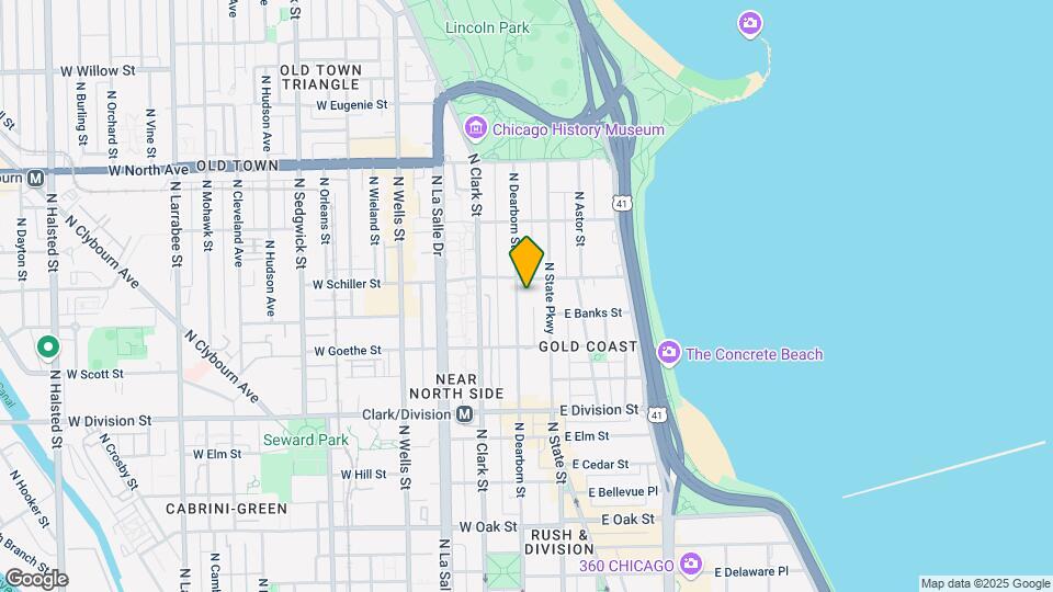 1355 N. Dearborn Street Map and Location Details