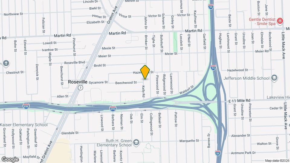 27304 Kelly Rd Map and Location Details