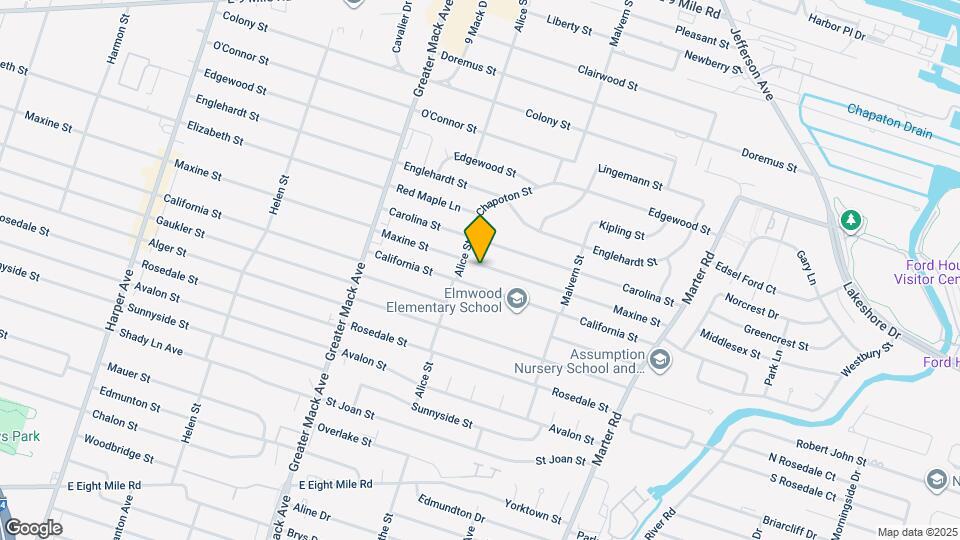 22618 Maxine St Map and Location Details