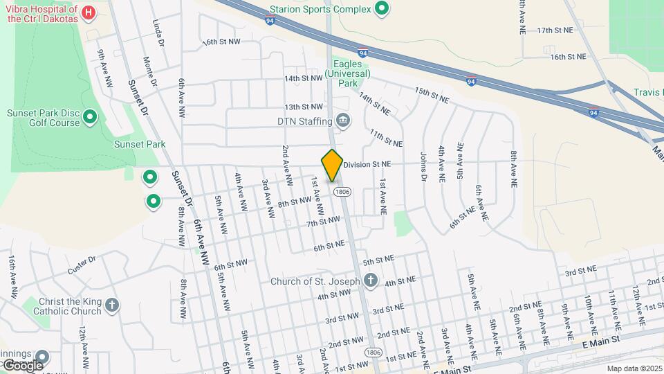 106 8th St NW Map and Location Details