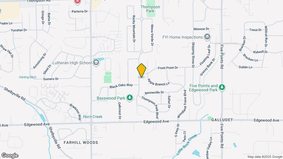 5639 Thompson Park Blvd Map and Location Details
