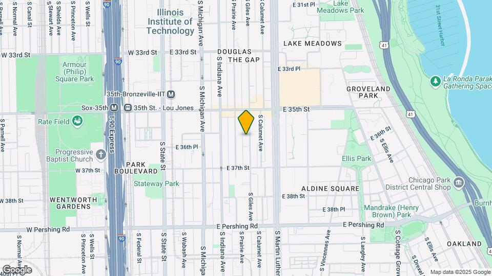 3560 S Giles Ave Mapa y Detalles de la Ubicación