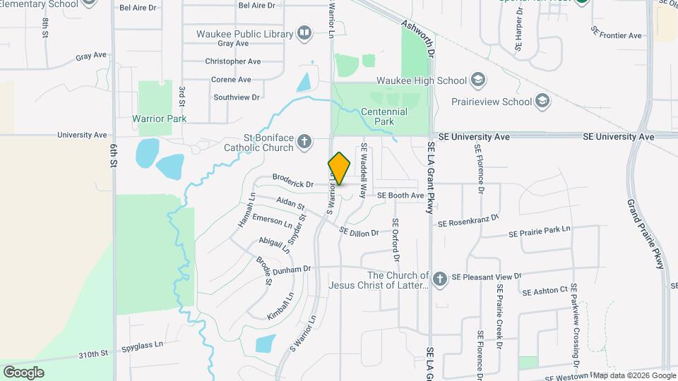 14 SE Booth Ave Map and Location Details