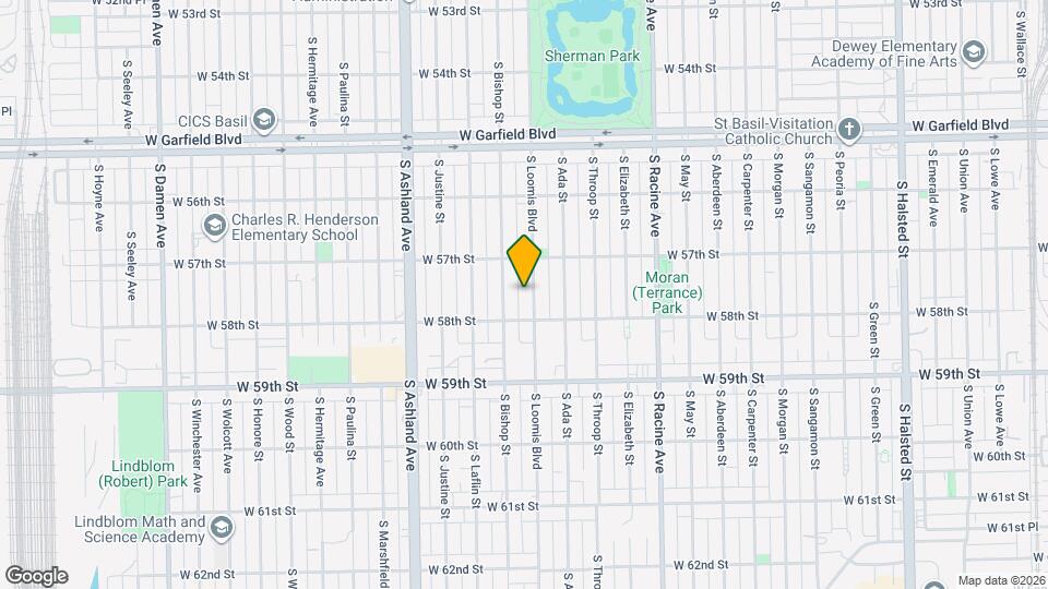5734 S Loomis Blvd Map and Location Details