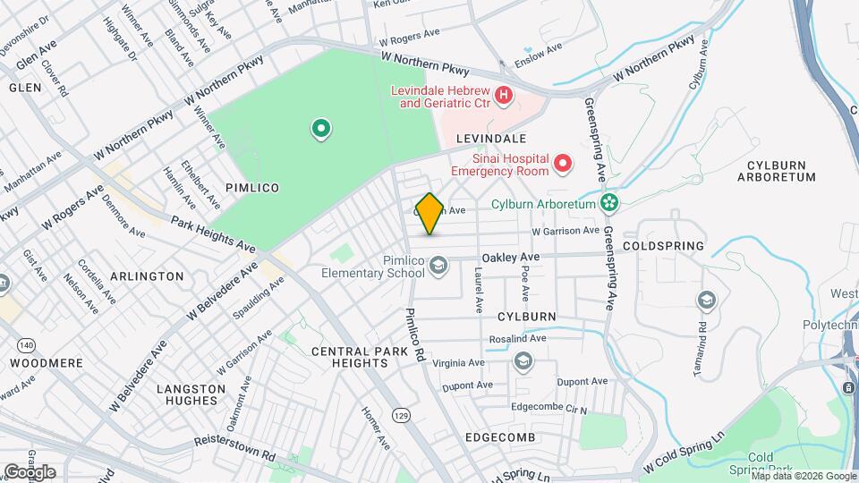 2843 W Garrison Ave Map and Location Details