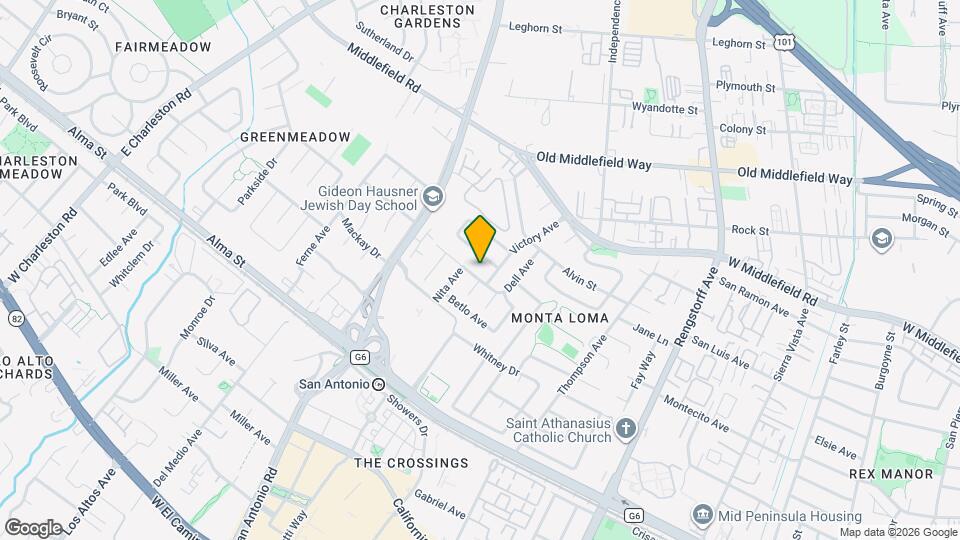 2516 Dell Ave Map and Location Details