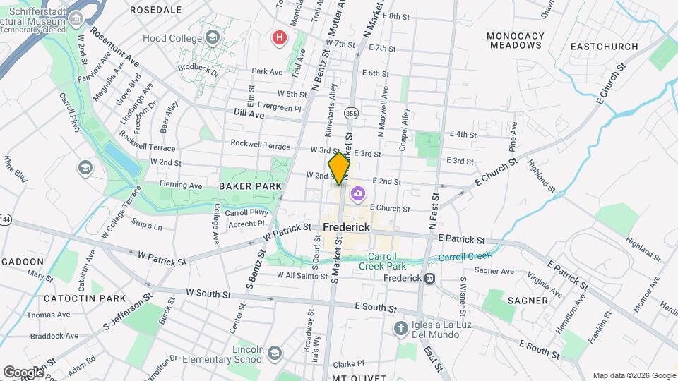 127 N Market St Map and Location Details