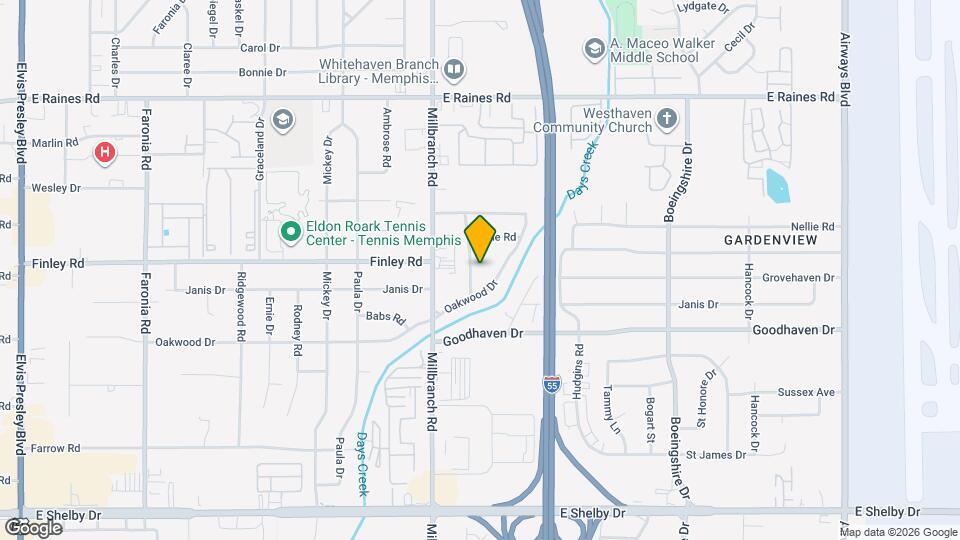 4368 Gardenview Dr Map and Location Details