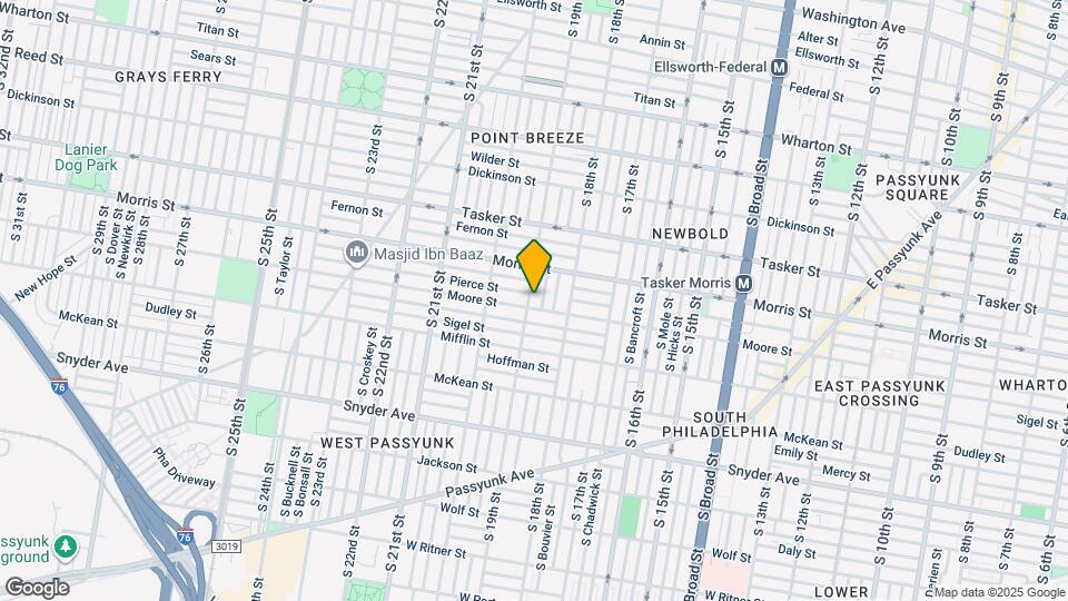 1745 S 19th St Map and Location Details