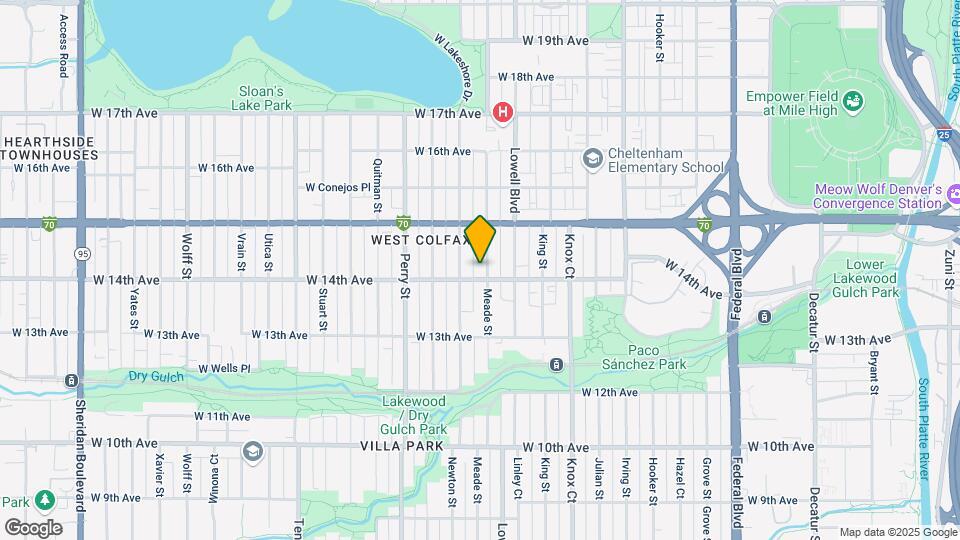 1411 Meade St Map and Location Details